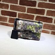 Gucci Padlock GG Green Blossom Shoulder Bag 409487 Size 20×12.5×8cm. - 1