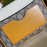 Gucci Padlock Mini Bag In GG Supreme Canvas Leather 658487 Size 21x14x5cm - 6