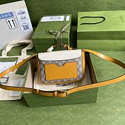 Gucci Padlock Mini Bag In GG Supreme Canvas Leather 658487 Size 21x14x5cm - 3
