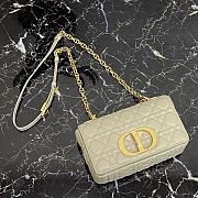 Small Dior Caro Bag Calfskin 621200 Size: 20×12×7cm - 6