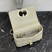 Small Dior Caro Bag Calfskin 621200 Size: 20×12×7cm - 5
