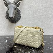 Small Dior Caro Bag Calfskin 621200 Size: 20×12×7cm - 3