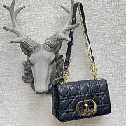 Small Dior Caro Bag With Black Calfskin Golden Chain 621200 Size: 20×12×7cm - 6
