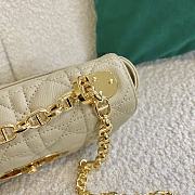 Small Dior Caro Bag Calfskin Golden Chain 621200 Size: 20×12×7cm - 6