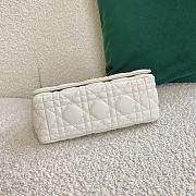 Small Dior Caro Bag With White Calfskin Golden Chain 621200 Size: 20×12×7cm - 2