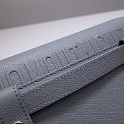 Dior Montaigne WOC With Grey Calfskin 9909 Size 19x12.5x4cm - 4