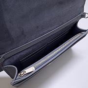 Dior Montaigne WOC With Grey Calfskin 9909 Size 19x12.5x4cm - 3