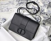 Dior Montaigne WOC With Black Calfskin M9030 Size 19x12.5x4cm - 1
