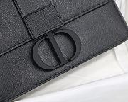 Dior Montaigne WOC With Black Calfskin M9030 Size 19x12.5x4cm - 4