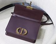 Dior Montaigne WOC With Purple Calfskin M9030 Size: 24x17x8cm - 3