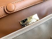 Givenchy Small GV3 Kelly Bag With Brown Calfskin Leather BB501 Size 29x19x10cm  - 2