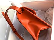 Givenchy Small GV3 Kelly Bag With Orange Calfskin Leather BB501 Size 29x19x10cm  - 4