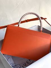 Givenchy Small GV3 Kelly Bag With Orange Calfskin Leather BB501 Size 29x19x10cm  - 2