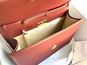 Givenchy Small GV3 Kelly Bag With Wine Calfskin Leather BB501 Size 29x19x10cm  - 5