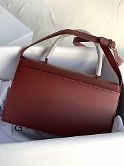 Givenchy Small GV3 Kelly Bag With Wine Calfskin Leather BB501 Size 29x19x10cm  - 4