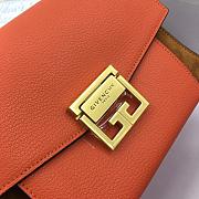 Givenchy Small GV3 Shoulder Bag With Brown Goatskin BB501 Size 22x14x8cm  - 3