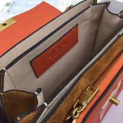 Givenchy Small GV3 Shoulder Bag With Brown Goatskin BB501 Size 22x14x8cm  - 5