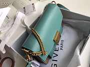 Givenchy Small GV3 Shoulder Bag With Blue Goatskin BB501 Size 22x14x8cm  - 3