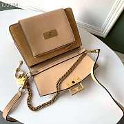 Givenchy Small GV3 Shoulder Bag With Beige Goatskin BB501 Size 22x14x8cm  - 3