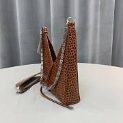 Givenchy Small Cut Out Crocodile Shoulder Bag BB50G Size 28cm - 4