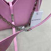 Givenchy Small Cut Out With Pink Crocodile Shoulder Bag BB50G Size 28cm - 3
