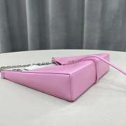 Givenchy Small Cut Out With Pink Crocodile Shoulder Bag BB50G Size 28cm - 5