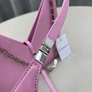 Givenchy Small Cut Out With Pink Crocodile Shoulder Bag BB50G Size 28cm - 2