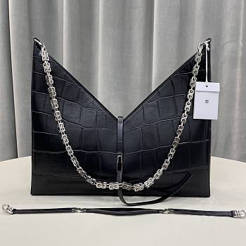 Givenchy Small Cut Out With Black Crocodile Shoulder Bag BB50G Size 28cm