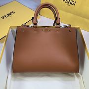 Fendi Peekaboo X-Tote Bag With Brown Leather 8BH374 Size 35x26x13cm - 2