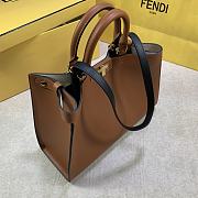 Fendi Peekaboo X-Tote Bag With Brown Leather 8BH374 Size 35x26x13cm - 4