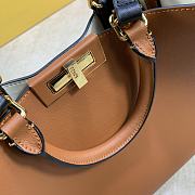 Fendi Peekaboo X-Tote Bag With Brown Leather 8BH374 Size 35x26x13cm - 5