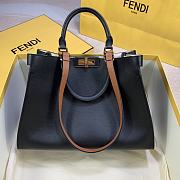 Fendi Peekaboo X-Tote Bag With Black Leather 8BH374 Size Size 35x26x13cm - 1
