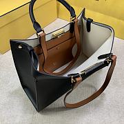 Fendi Peekaboo X-Tote Bag With Black Leather 8BH374 Size Size 35x26x13cm - 3