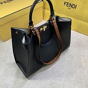 Fendi Peekaboo X-Tote Bag With Black Leather 8BH374 Size Size 35x26x13cm - 4