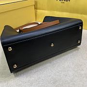 Fendi Peekaboo X-Tote Bag With Black Leather 8BH374 Size Size 35x26x13cm - 5