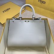 Fendi Peekaboo X-Tote Bag With White Leather 8BH374 Size 35x26x13cm - 6