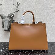 Fendi Peekaboo X-Tote Bag With Brown Leather 8BH374 Size 41x11x29cm  - 4