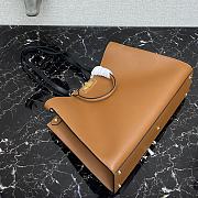 Fendi Peekaboo X-Tote Bag With Brown Leather 8BH374 Size 41x11x29cm  - 5