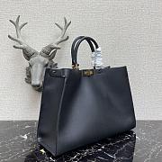 Fendi Peekaboo X-Tote Bag With Black Leather 8BH374 Size 41x11x29cm  - 2