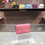 Fendi Baguatte Nappa Leather Bag 8BS01 Size: 4x18x11cm - 4