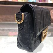 Fendi Baguatte Nappa With Black Leather Bag 8BS01 Size: 11x6.5x3.5 - 5
