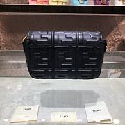 Fendi Baguatte Nappa With Black Leather Bag 8BS01 Size: 11x6.5x3.5 - 6