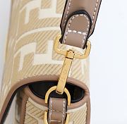 Fendi Baguette With Beige Fabric Size 26cm - 4