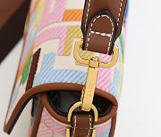 Fendi Baguette With Multicolor Fabric Size 26cm - 4