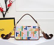 Fendi Baguette With Multicolor Fabric Size 26cm - 3