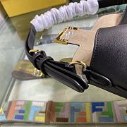 Fendi Small Croissant With Black Leather Bag 8BR79 Size 29x22x13.0cm - 6