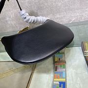 Fendi Small Croissant With Black Leather Bag 8BR79 Size 29x22x13.0cm - 4