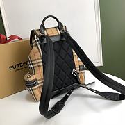 Burberry Beige Medium Check Rucksack Backpack 211376 Size 22x33cm - 6