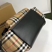 Burberry Beige Medium Check Rucksack Backpack 211376 Size 22x33cm - 4