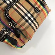 Burberry Rainbow Medium Check Rucksack Backpack 211376 Size 22x33cm - 2
